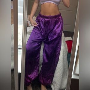 Silk pants